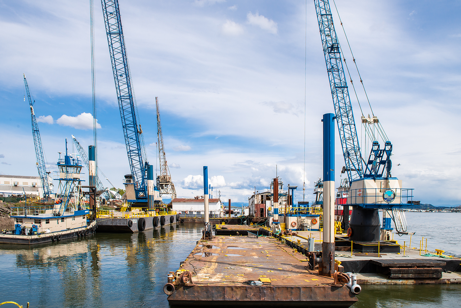 Barges in Vancouver & Portland JT Marine Inc Marine Services & Shipyard